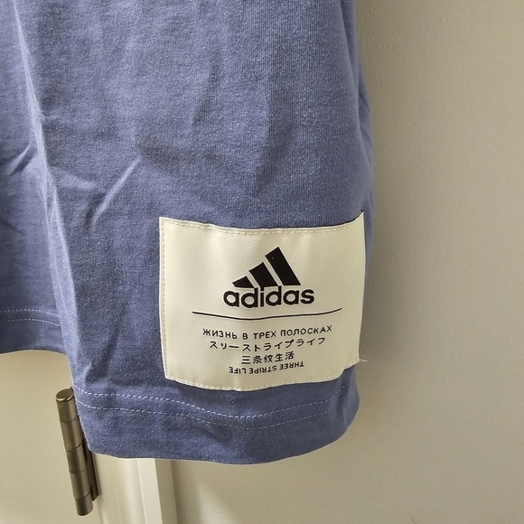 Adidas Boyfriend Crop Tee - Picture 4 of 5